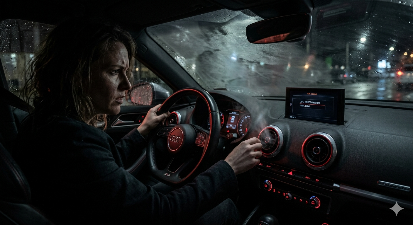 Personne sur le volant de sa voiture 