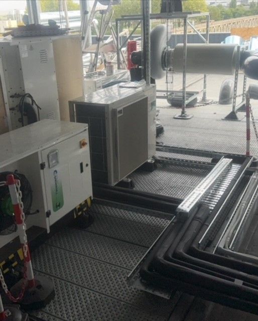 Pompe à chaleur dans une entreprise