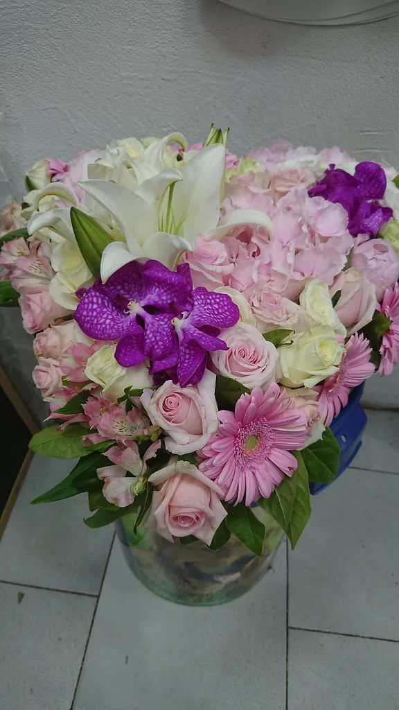 Bouquet dans un vase