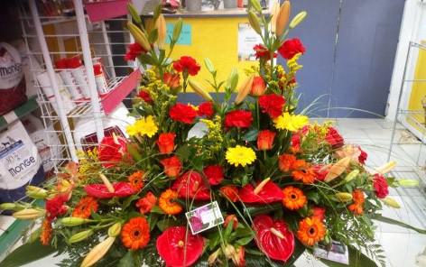 Composition orangée