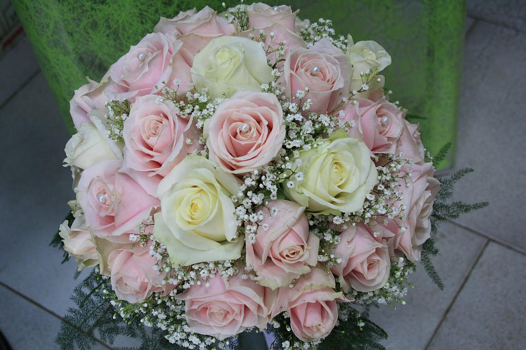 Bouquet rond de mariée