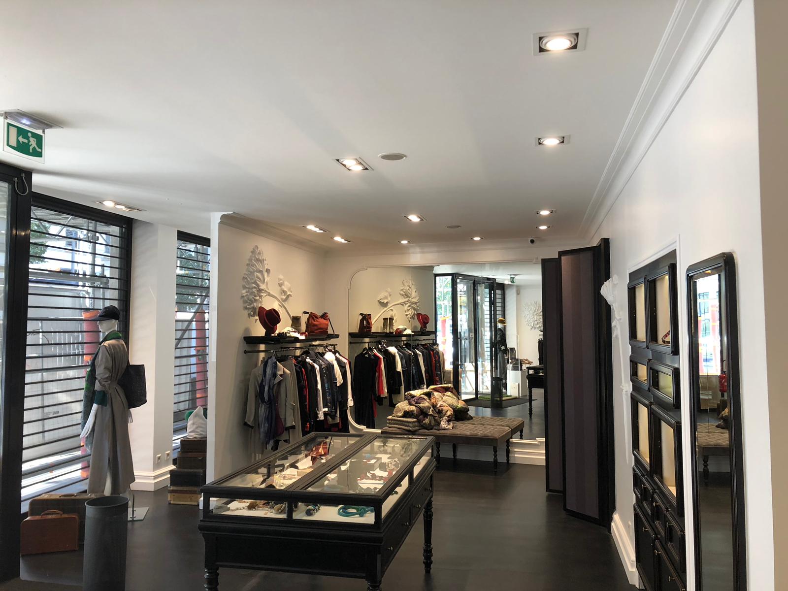 Ambiance éclairage de commerce