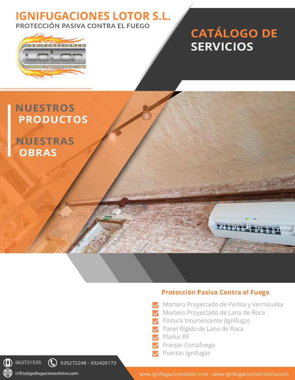 Catálogo Ignifugaciones Lotor S.L.