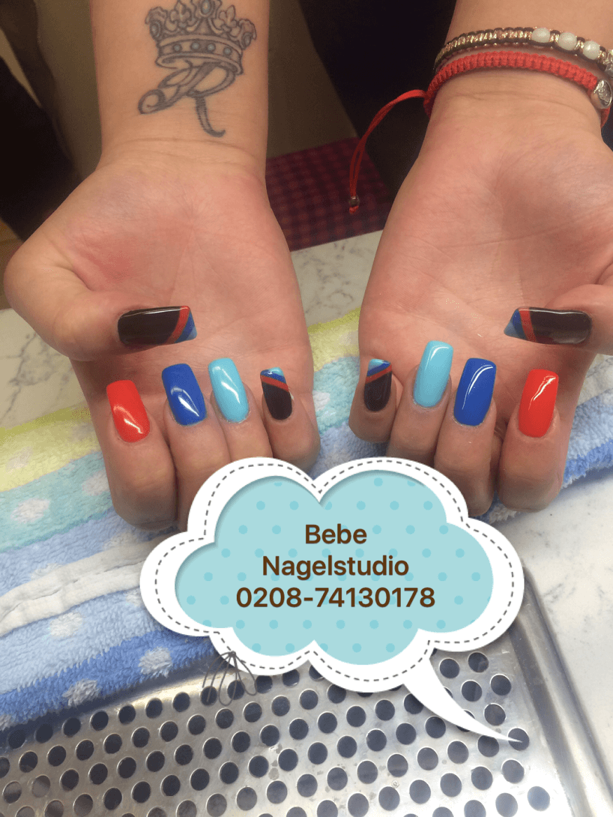 Nageldesign bunt