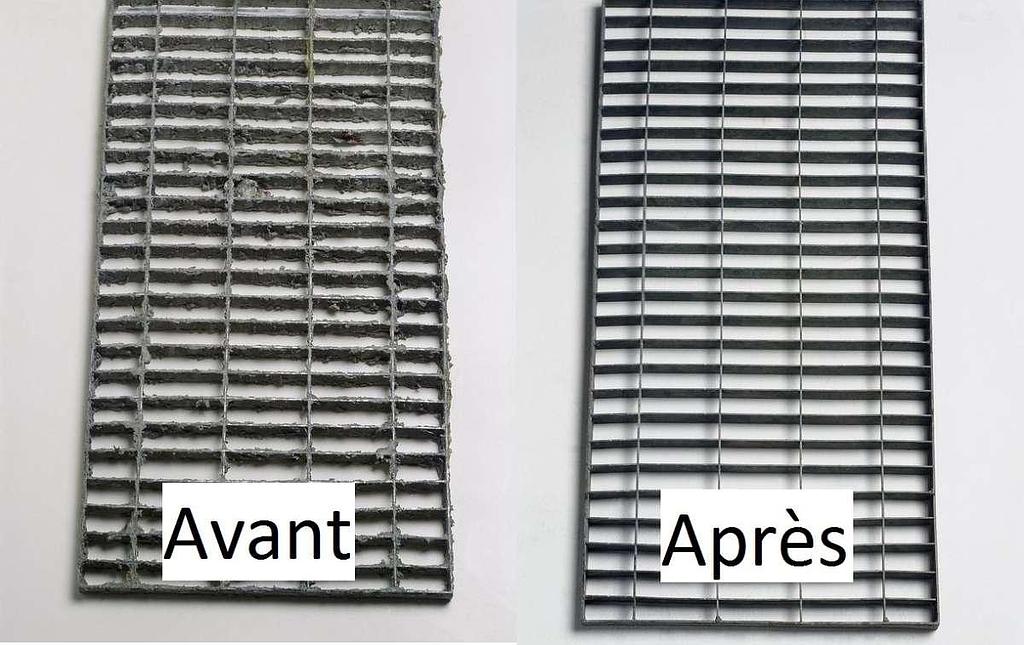 Caillebotis avant/après