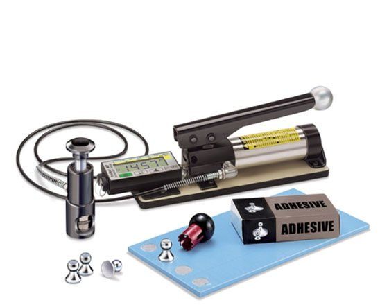 Test arrachage hydraulique peinture