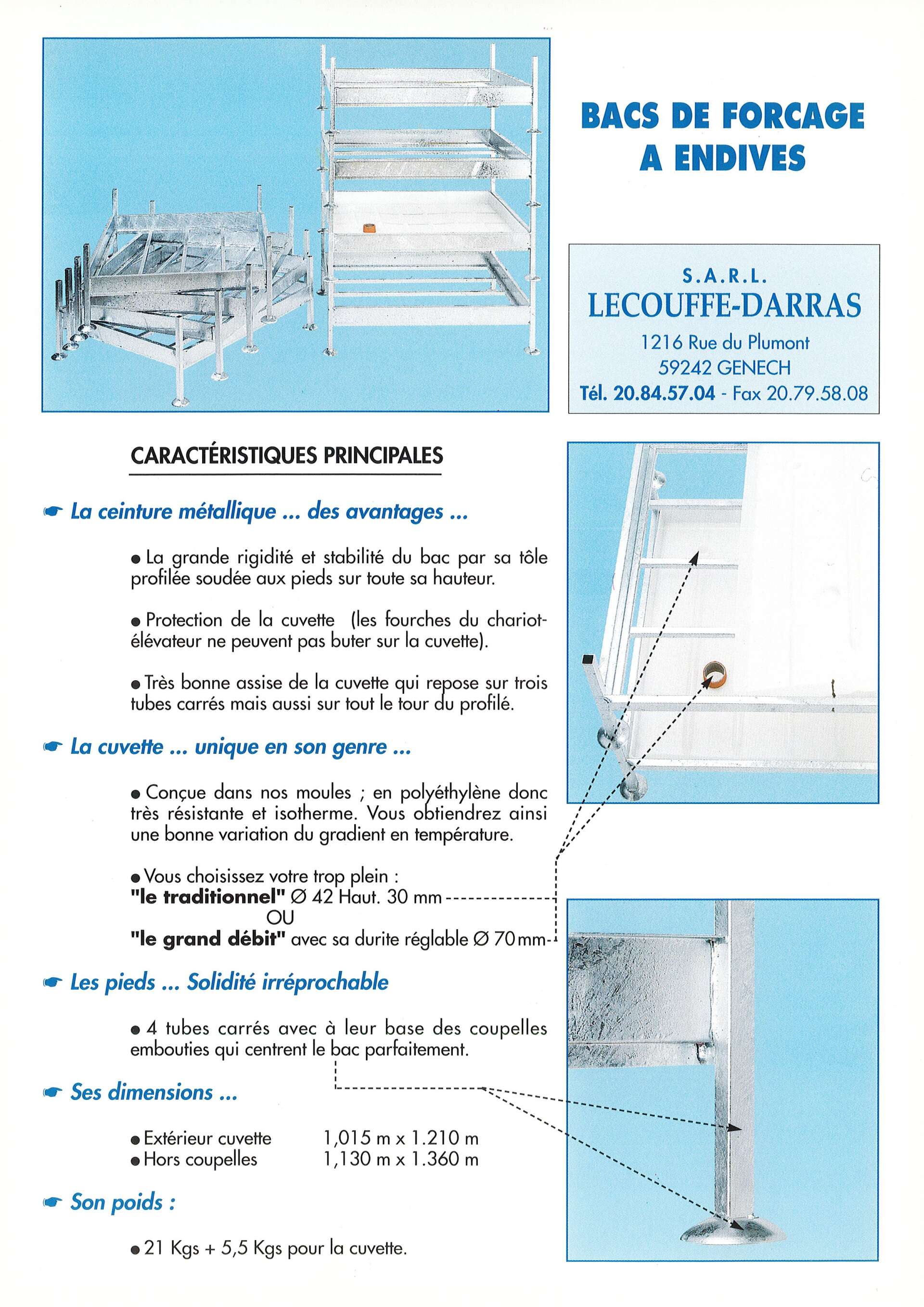 Bacs de forçage