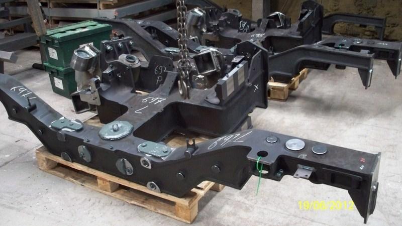 Décapage châssis de train