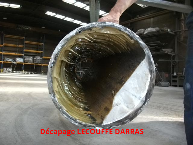 Décapage de pièce de pétrochimie