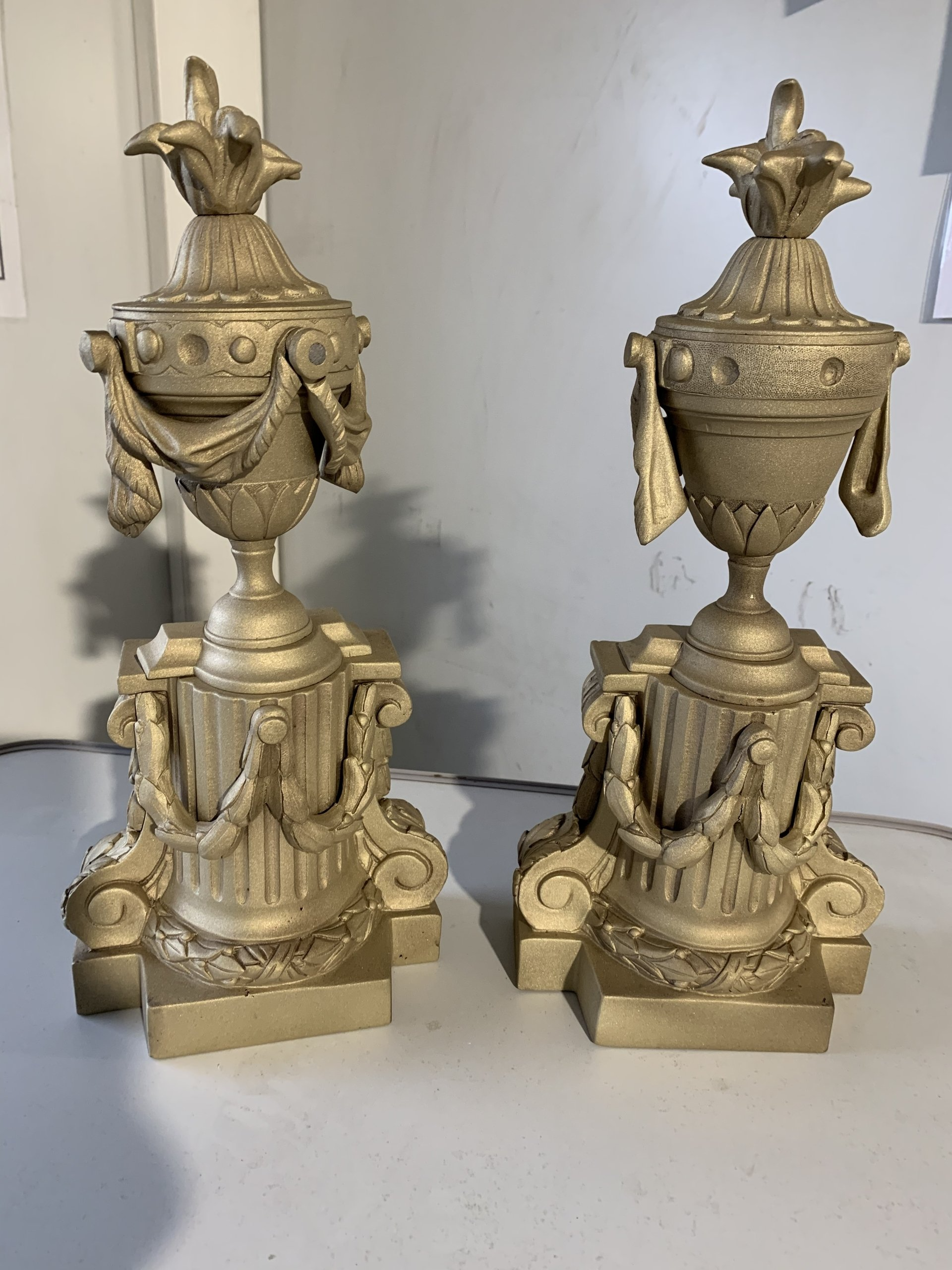 Microbillage pièce en bronze