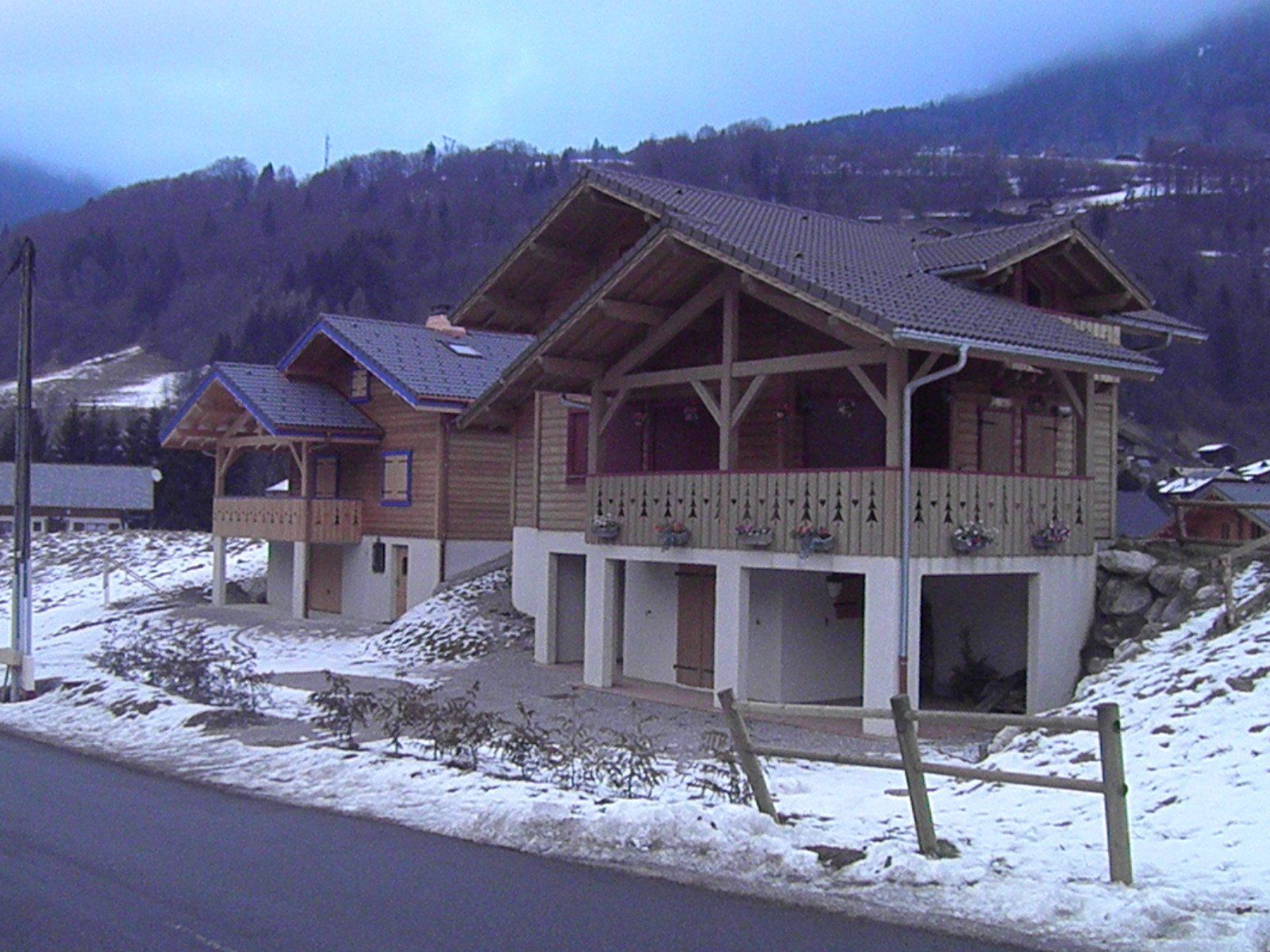 Construction de chalet bois