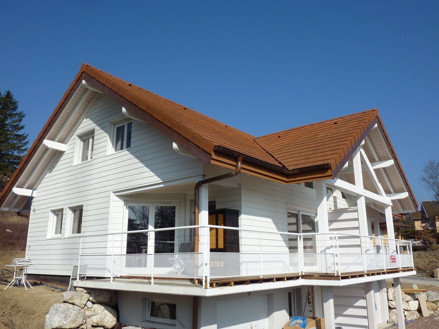 Ossature bois maison