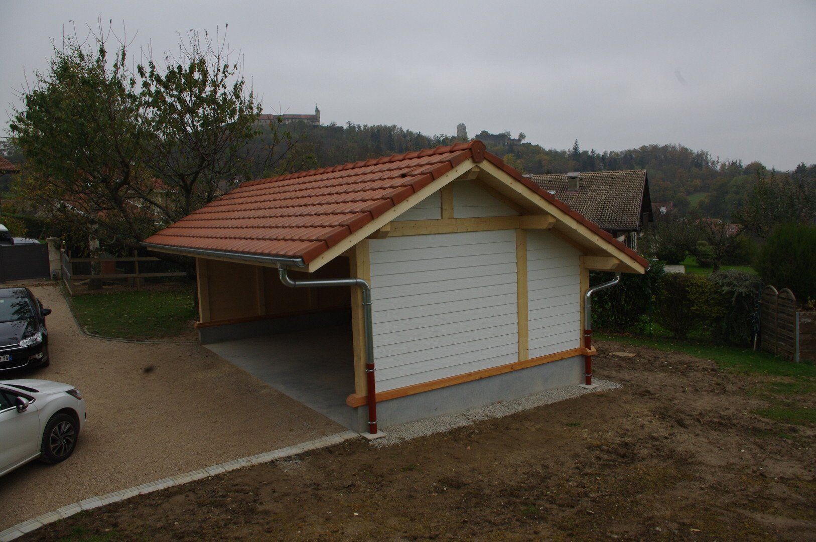 Garage en bois