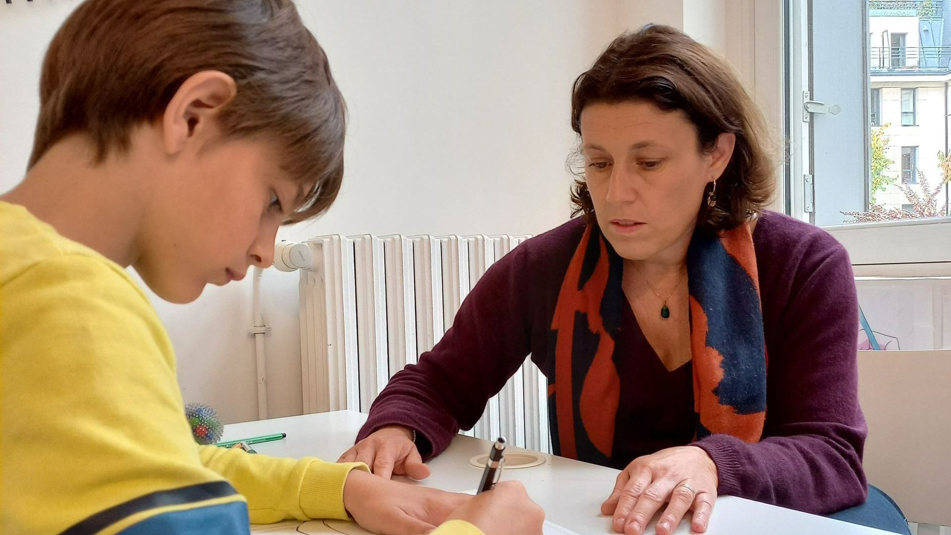 Anne France Piot lors d'une consultation