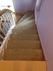 Sanierung altes Treppenhaus vorher - Bobst Bodenbeläge