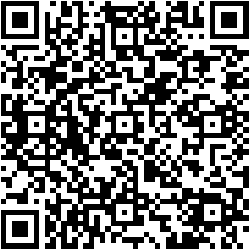 Code QR avec un motif de carrés noirs et blancs.