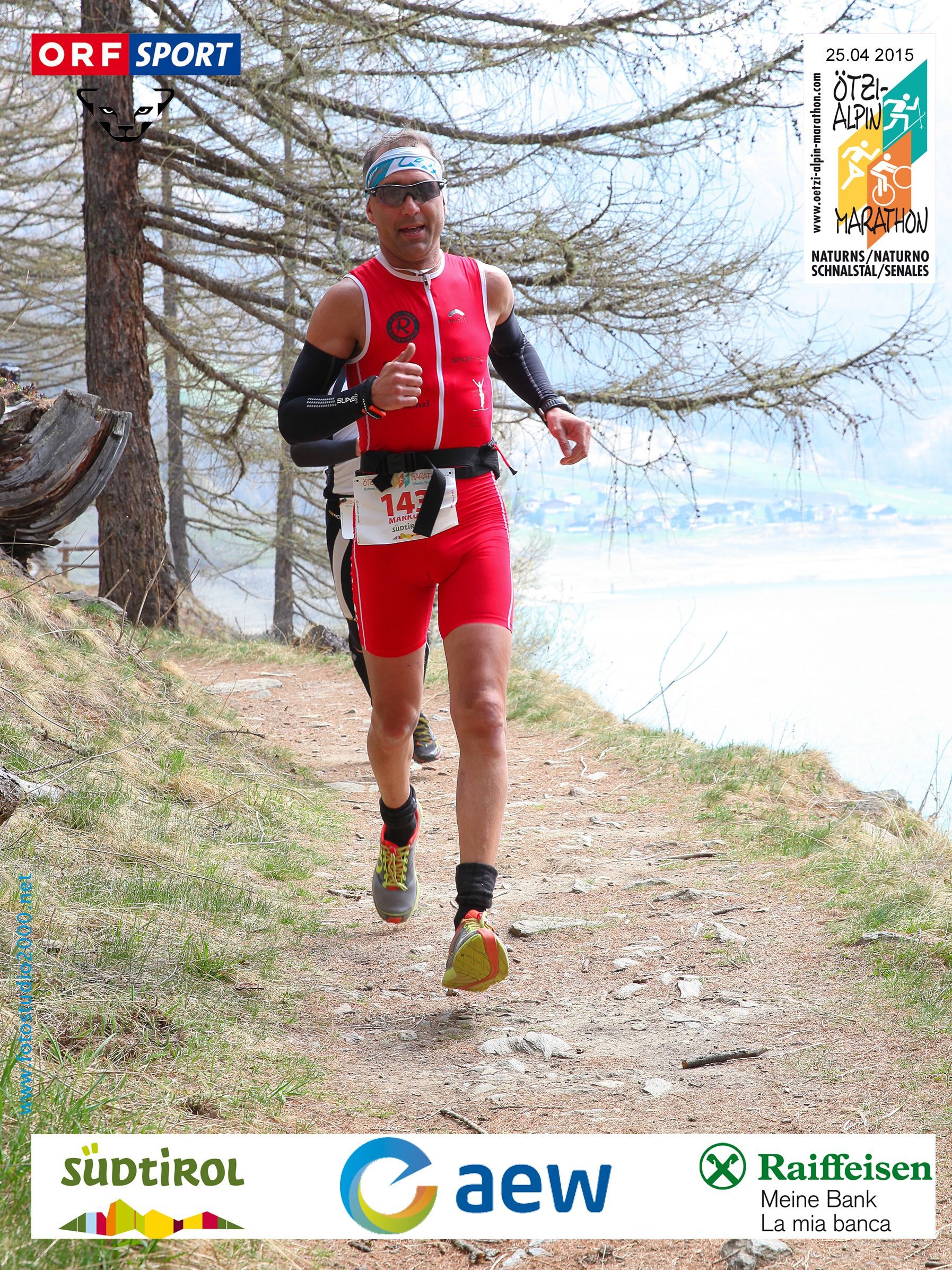 Dr. Geyer beim Alpenmarathon