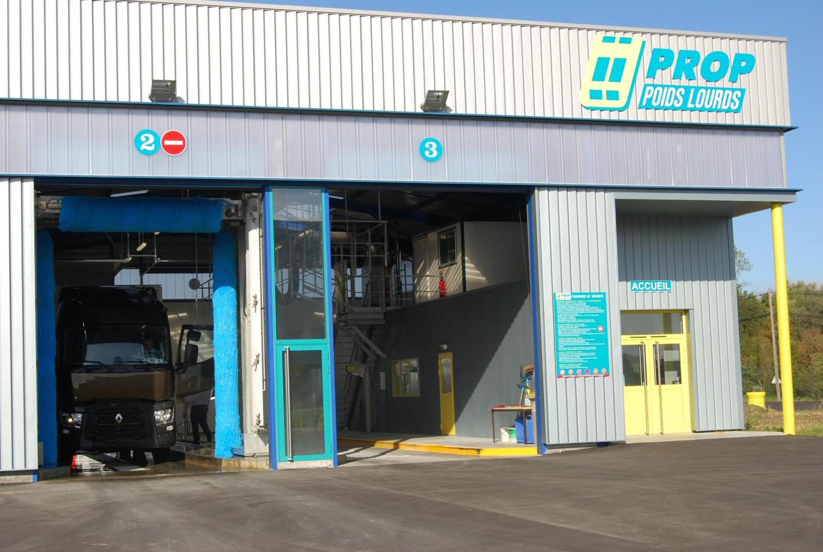 Station de lavage poids lourds