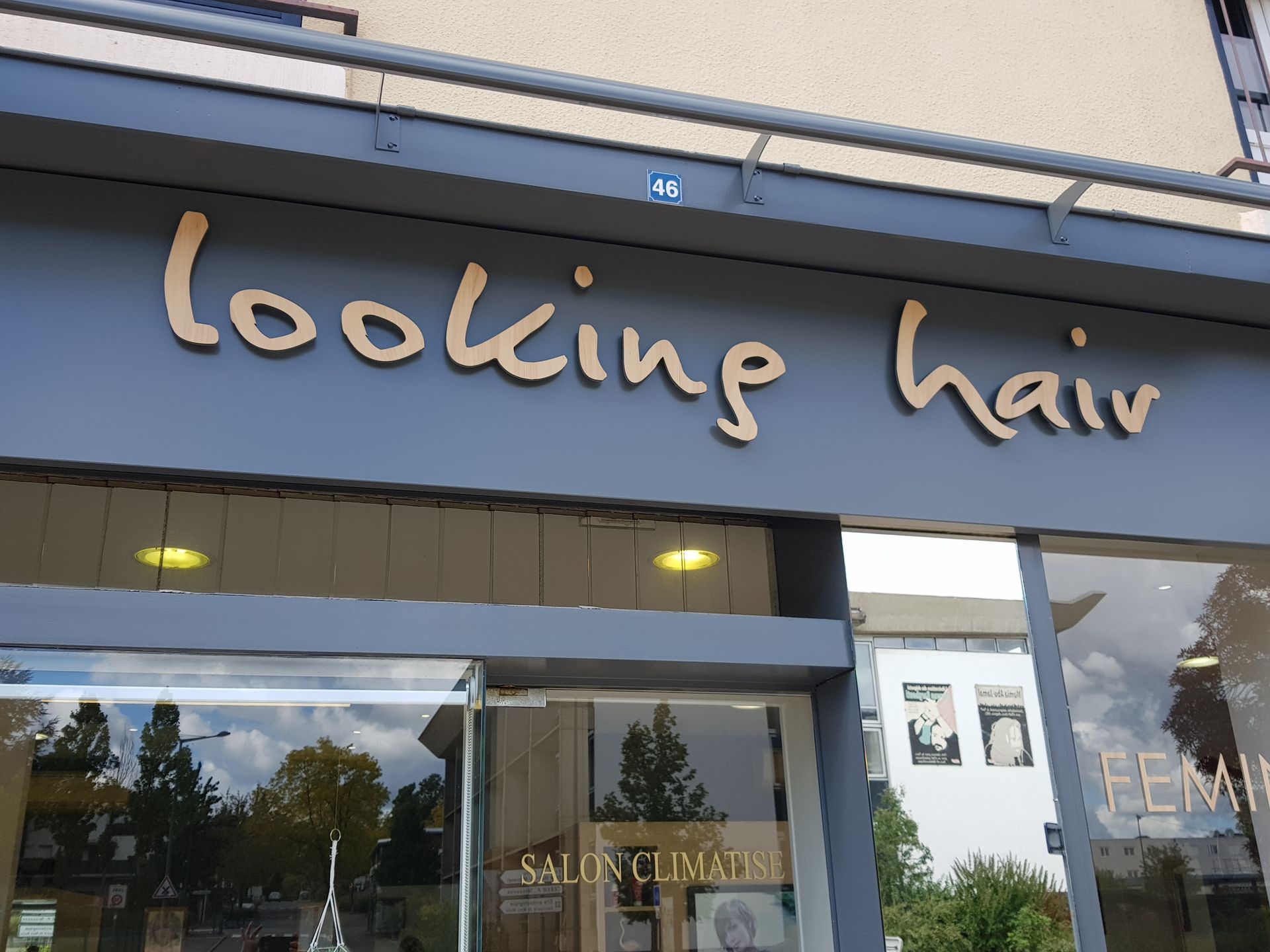 Nouvelle vitrine vue de près