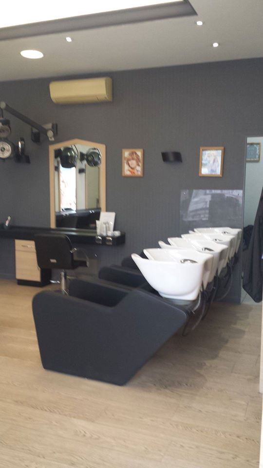 Espace shampoing vu de côté