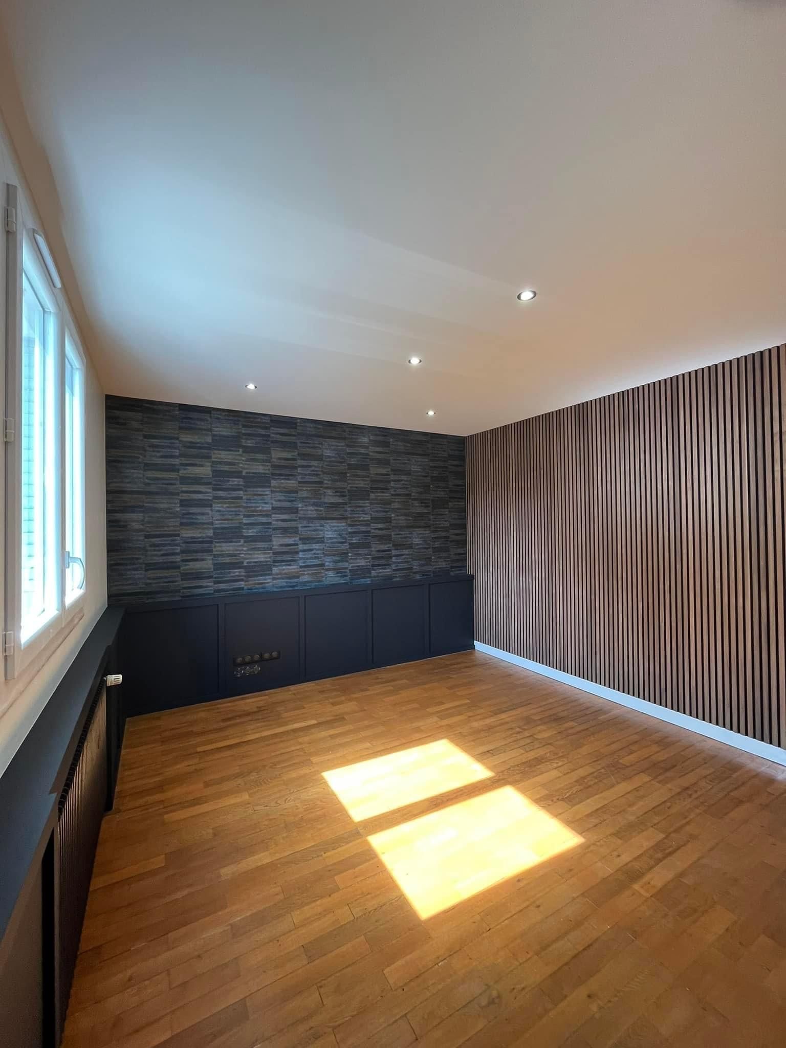 Pièce lumineuse après travaux
