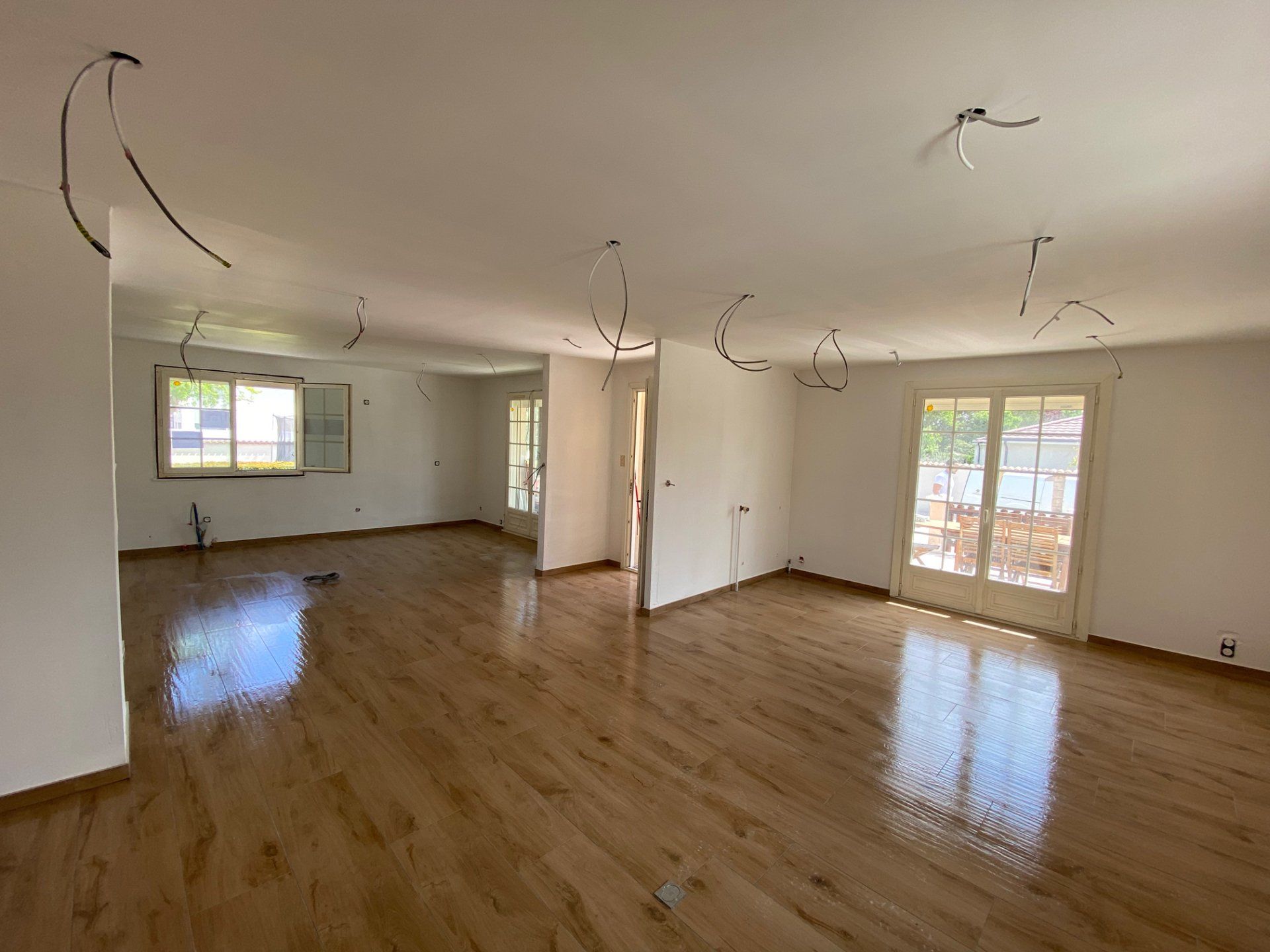 Pièce avant travaux de peinture