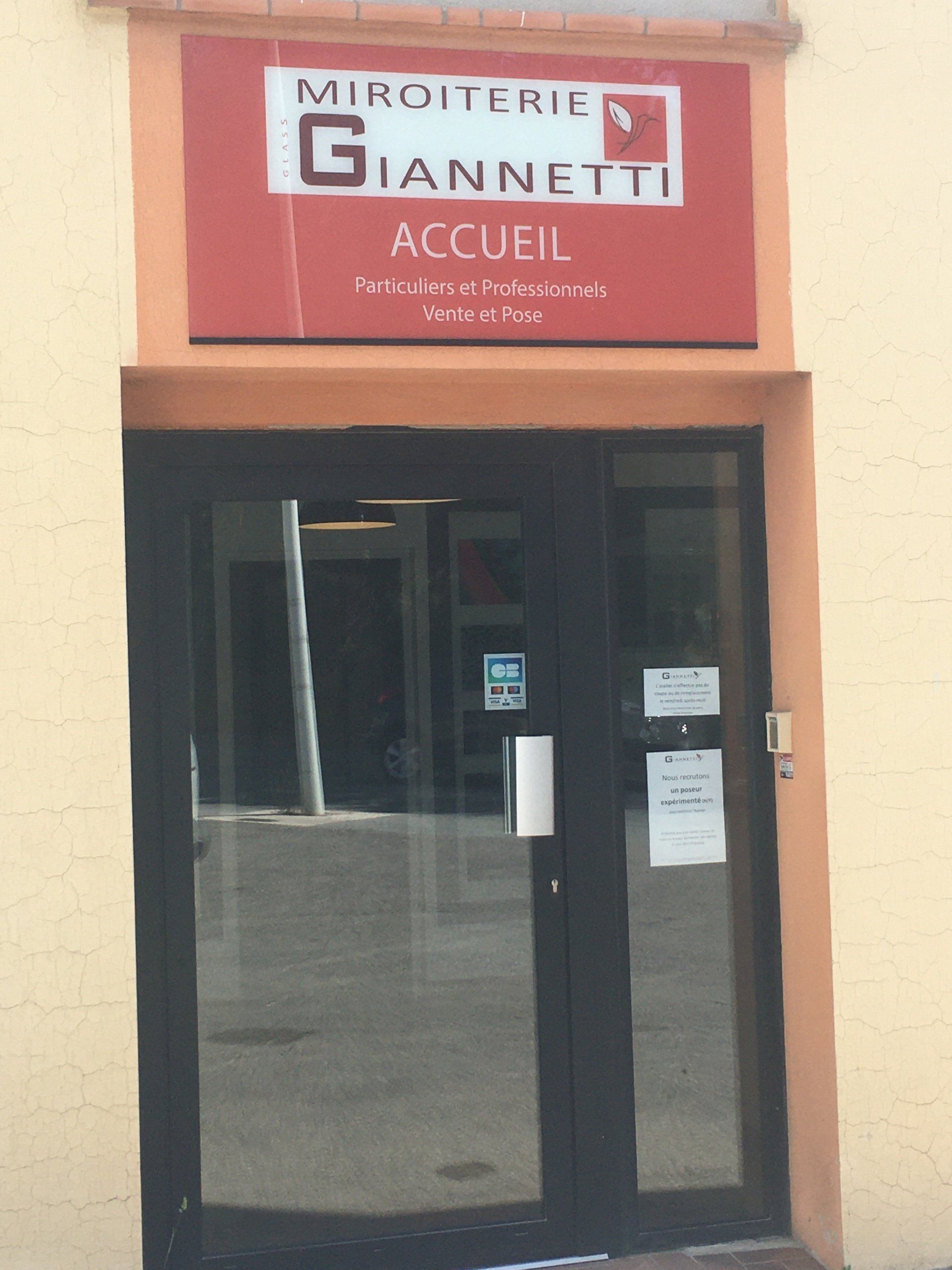 Signalétique en verre