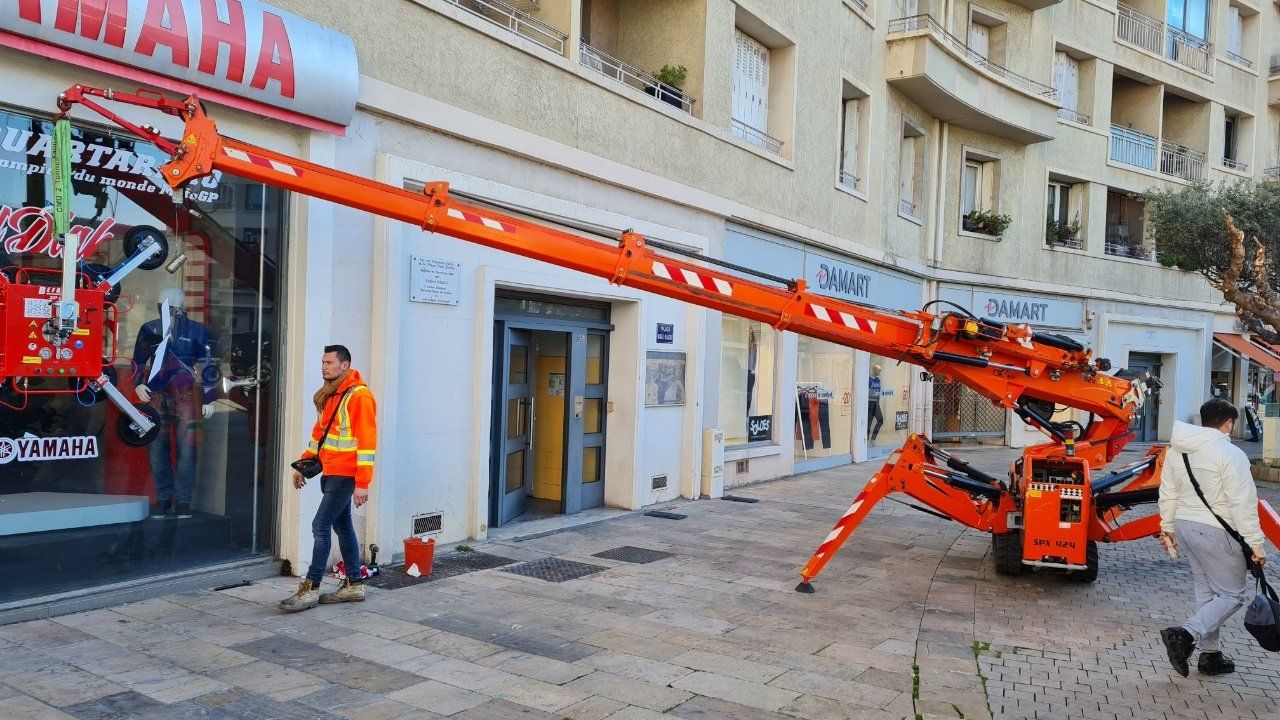 Installation vitrine