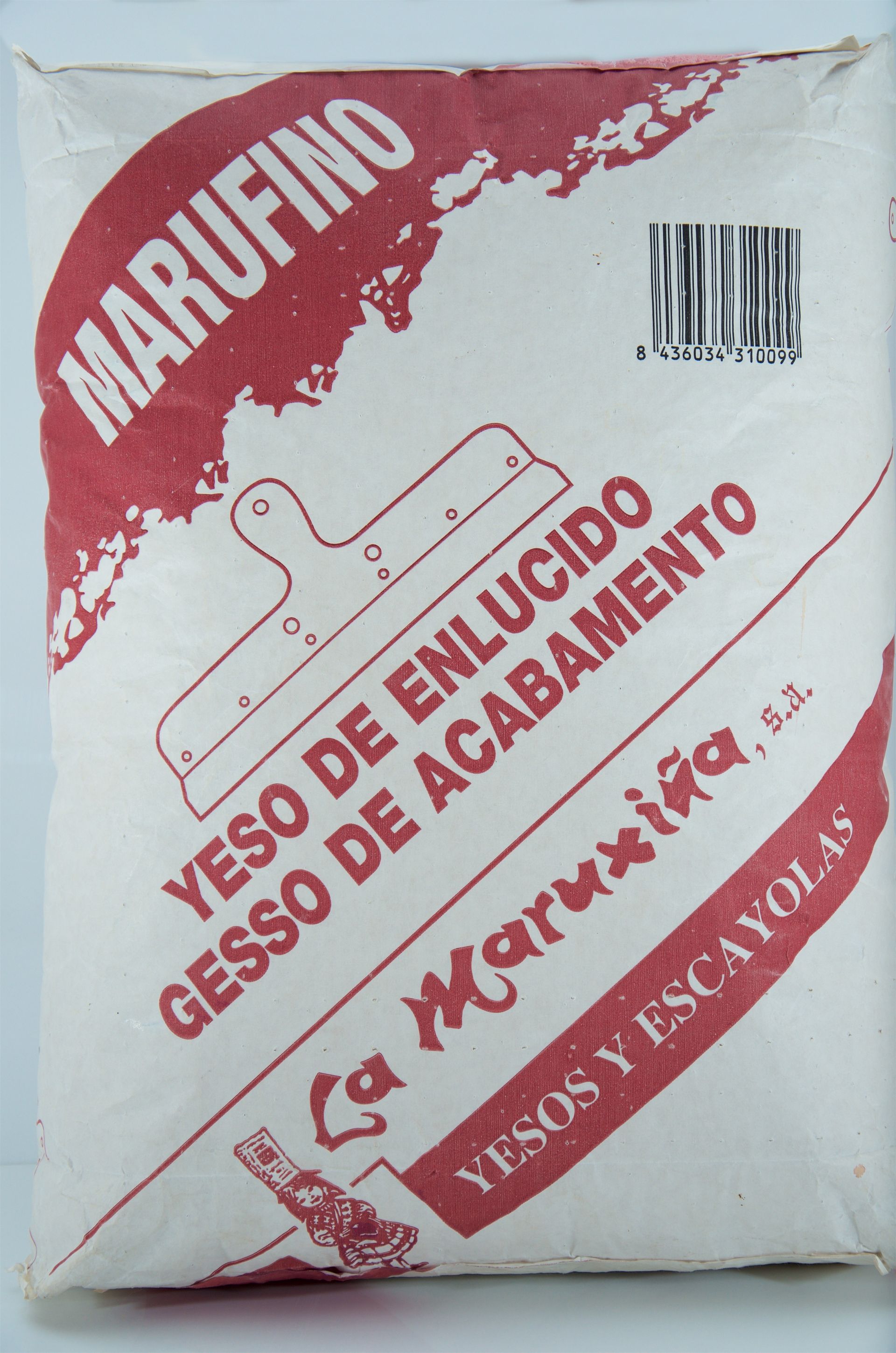 A bag of marufino yeso de enlucido gesso de acabamento