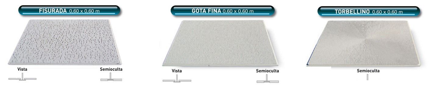 Se muestran tres tipos diferentes de alfombras sobre un fondo blanco.