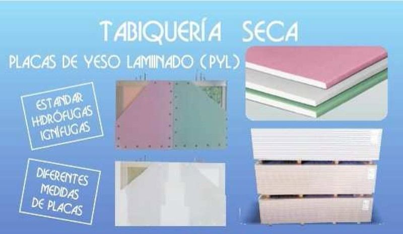 Un fondo azul con un montón de diferentes tipos de tablas sobre él.