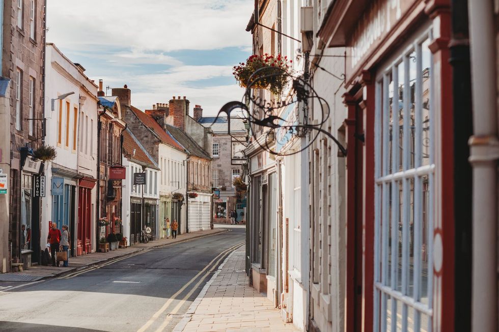 Bridge Street in Berwick with its art galleries, boutique independent shops, popular bars and restaurants