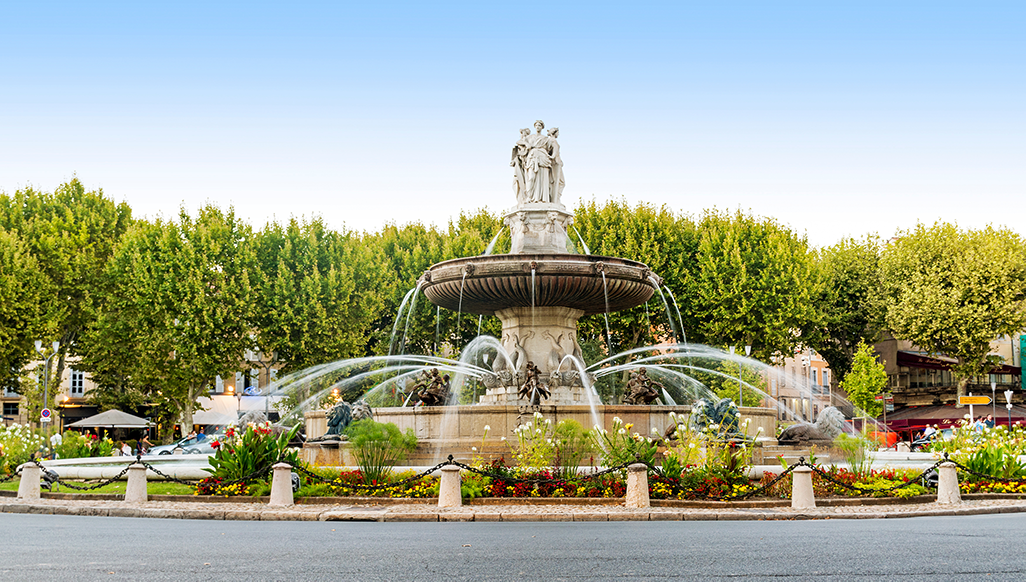 Fontaine de la Rotonde à Aix-en-Provence