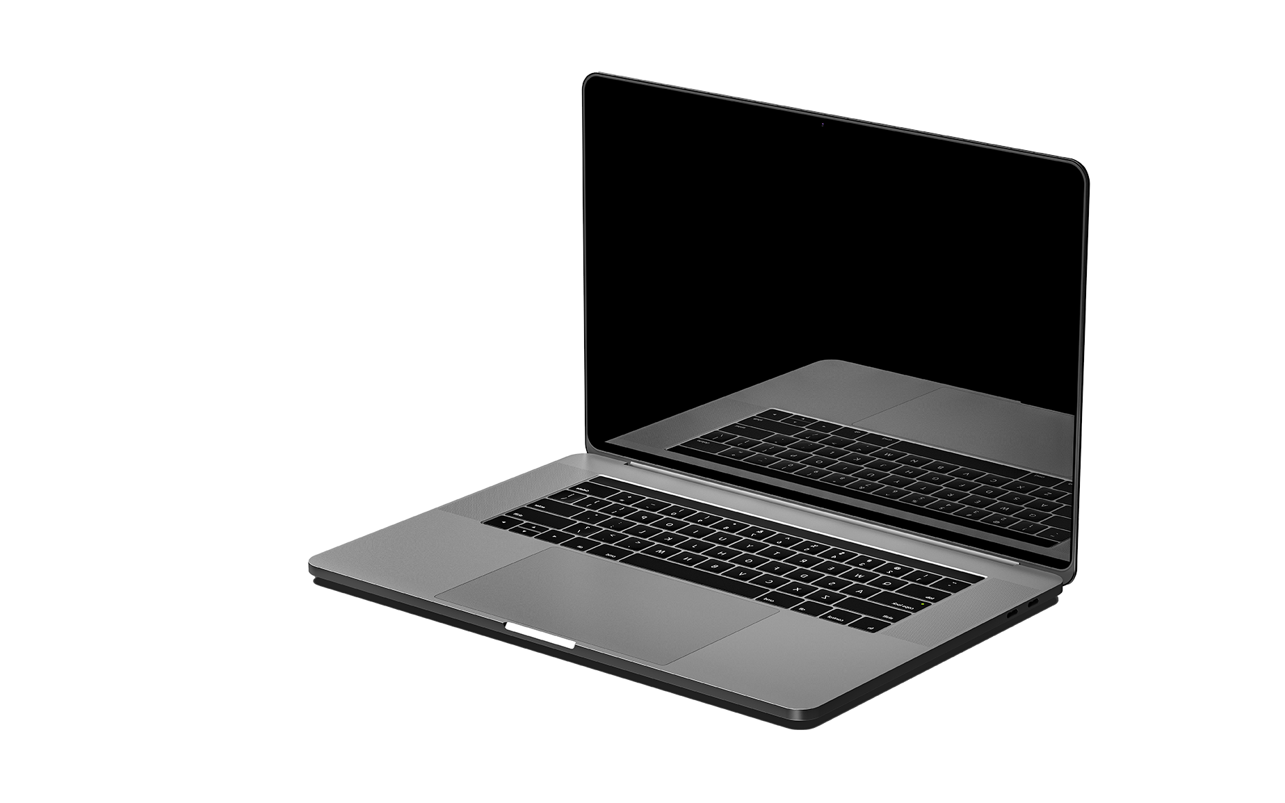 Ordinateur type MacBook détouré