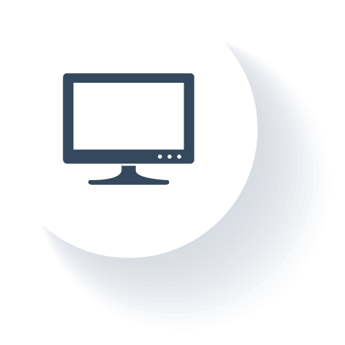 Dessin d'un écran d'ordinateur