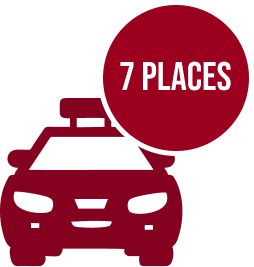 Picto d'un taxi 7 places