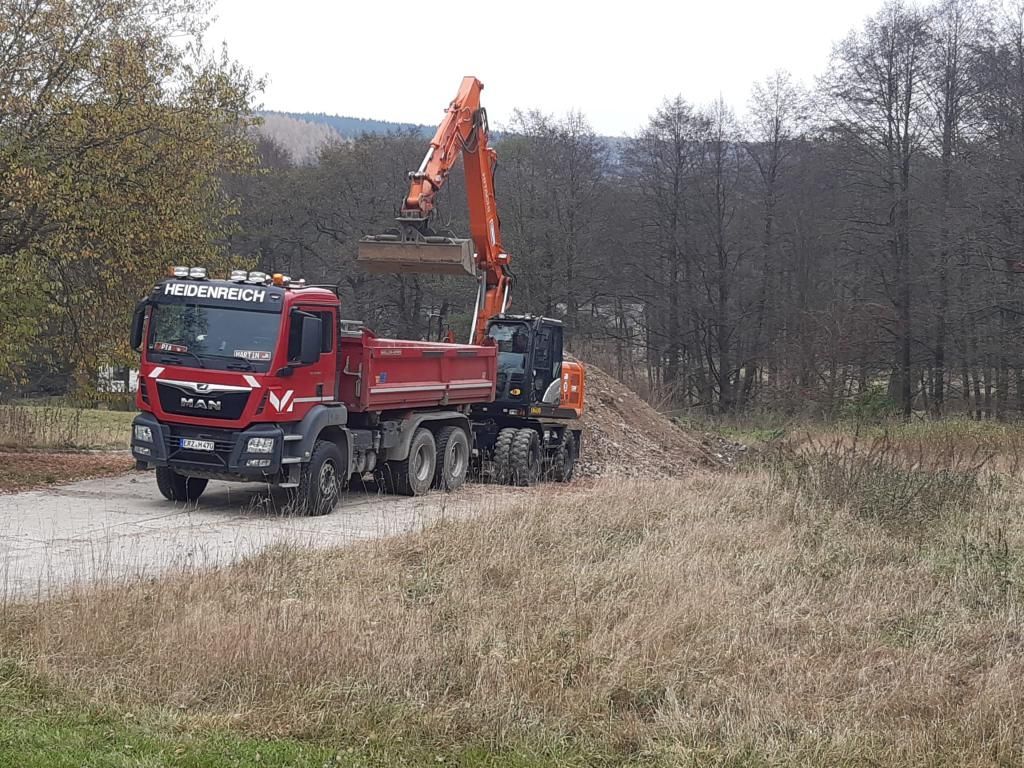 Fahrzeug für Baustellen von Reiko Heidenreich
