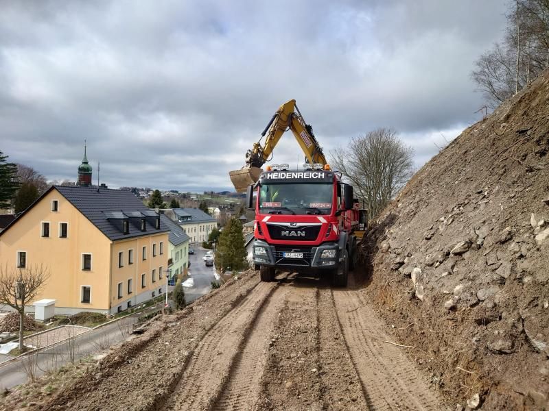 Fahrzeug für Baustellen von Reiko Heidenreich