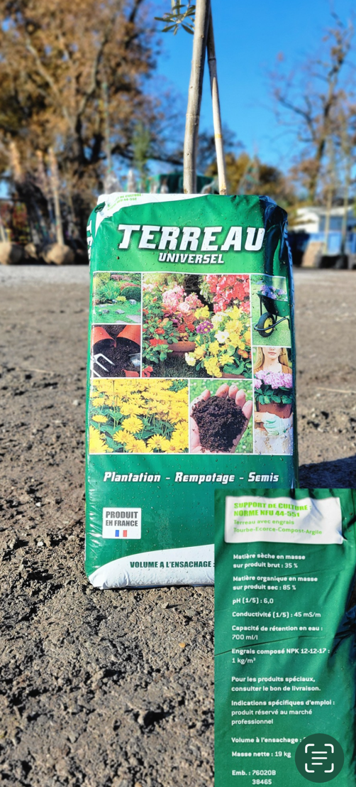 Sachet de terreau organique