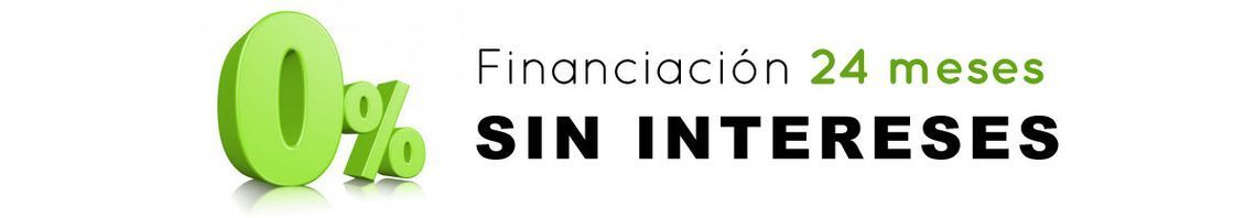 Un cartel que dice financiación 24 meses sin intereses