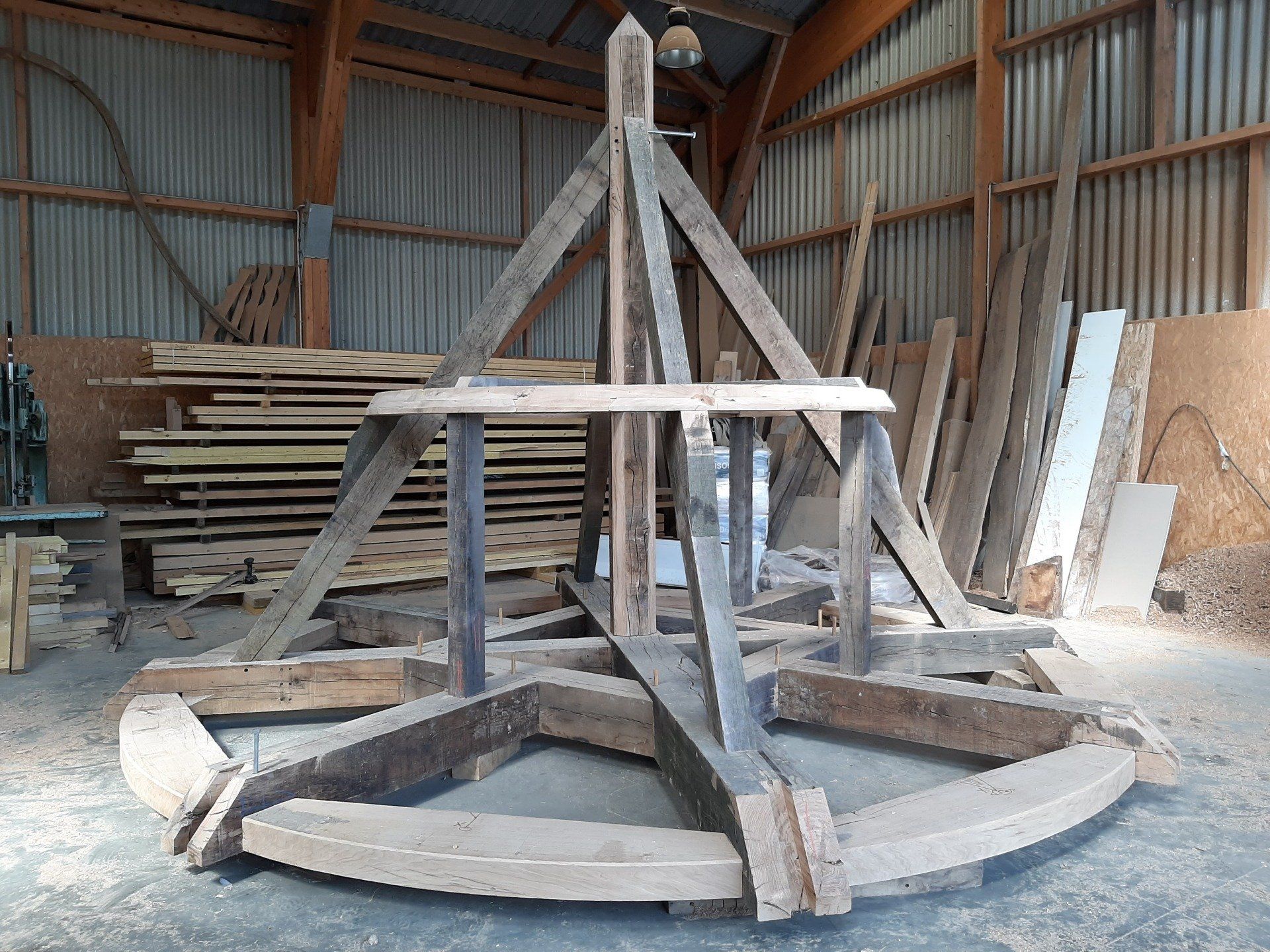 Charpente pour maison normande