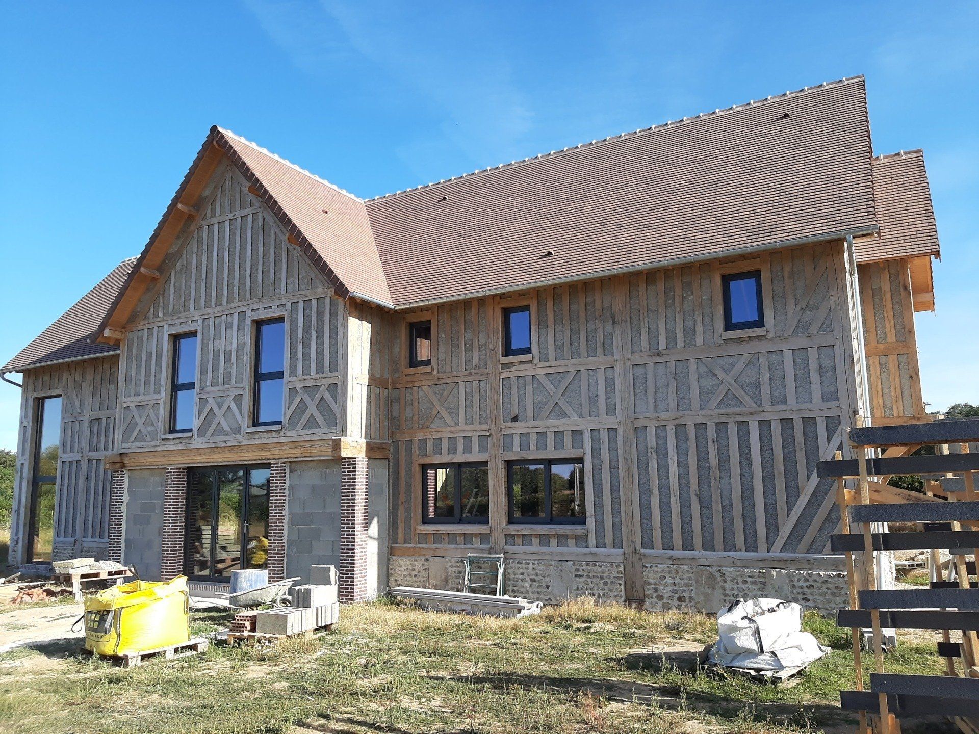 Installation de charpente en bois