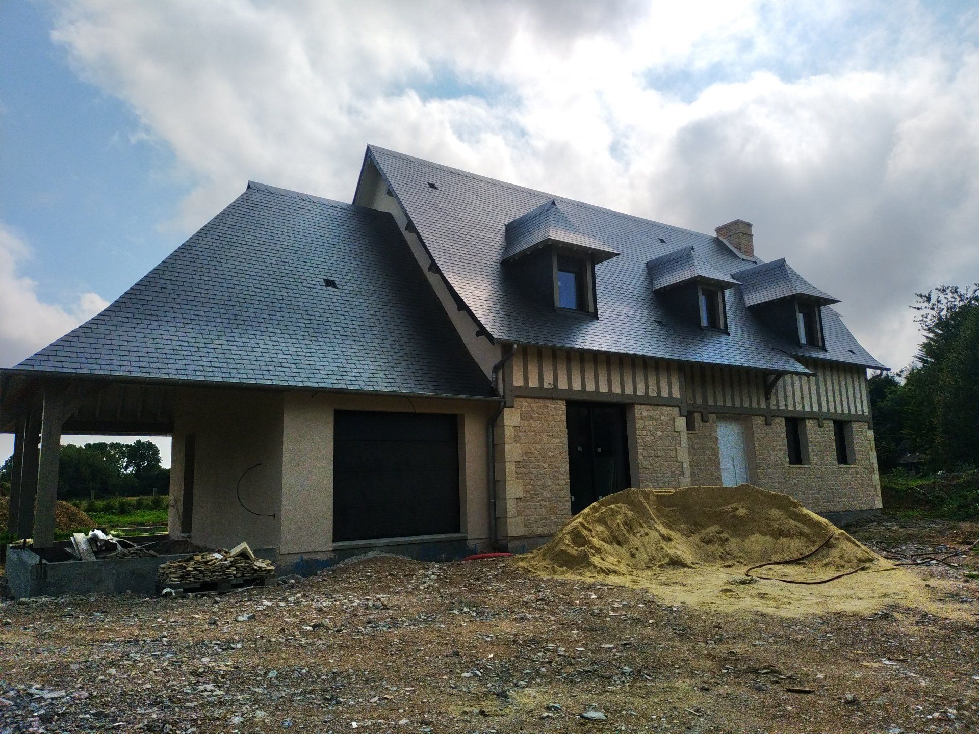 Couverture en ardoises