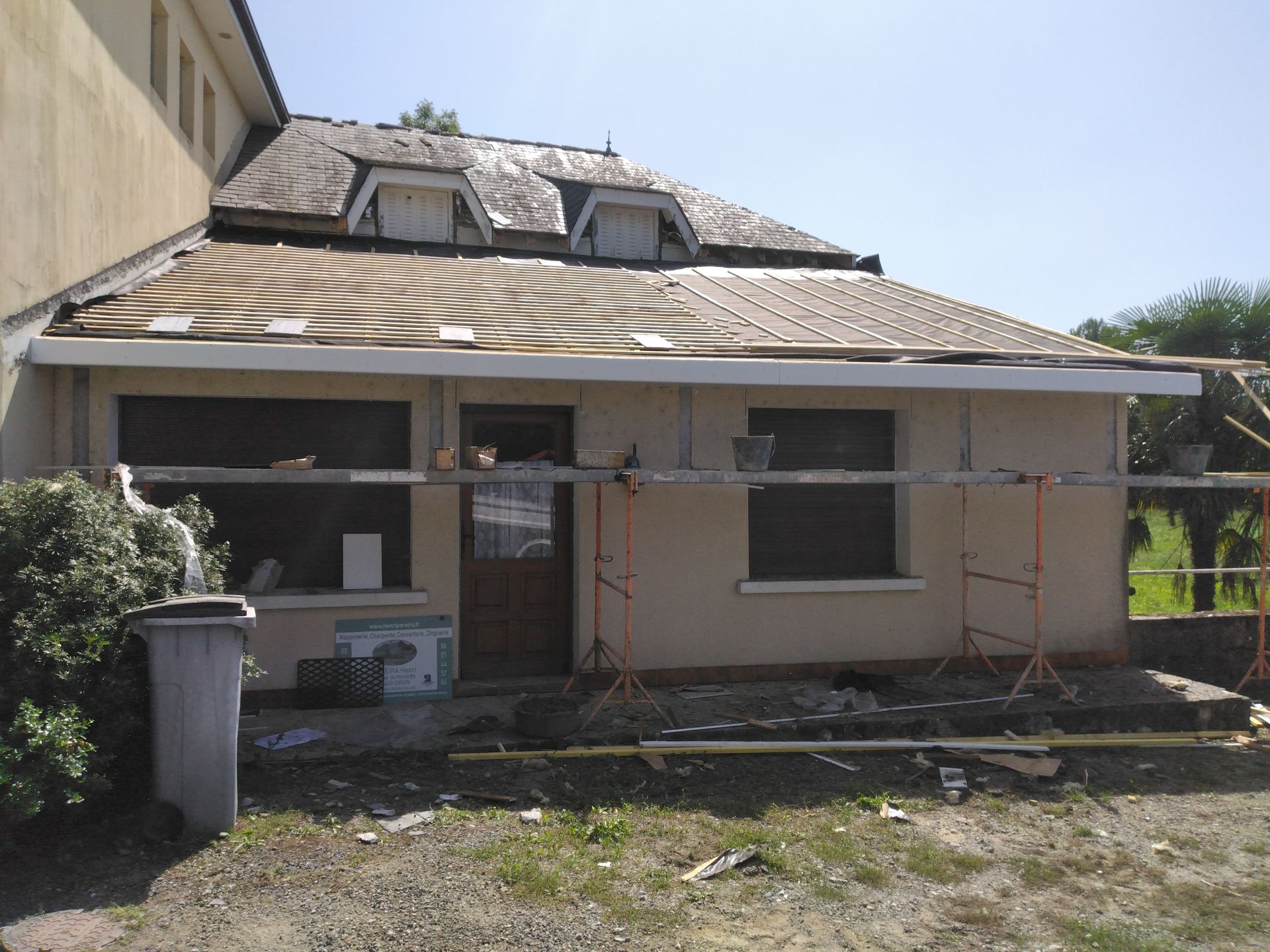 Mise en sécurité d'un pavillon