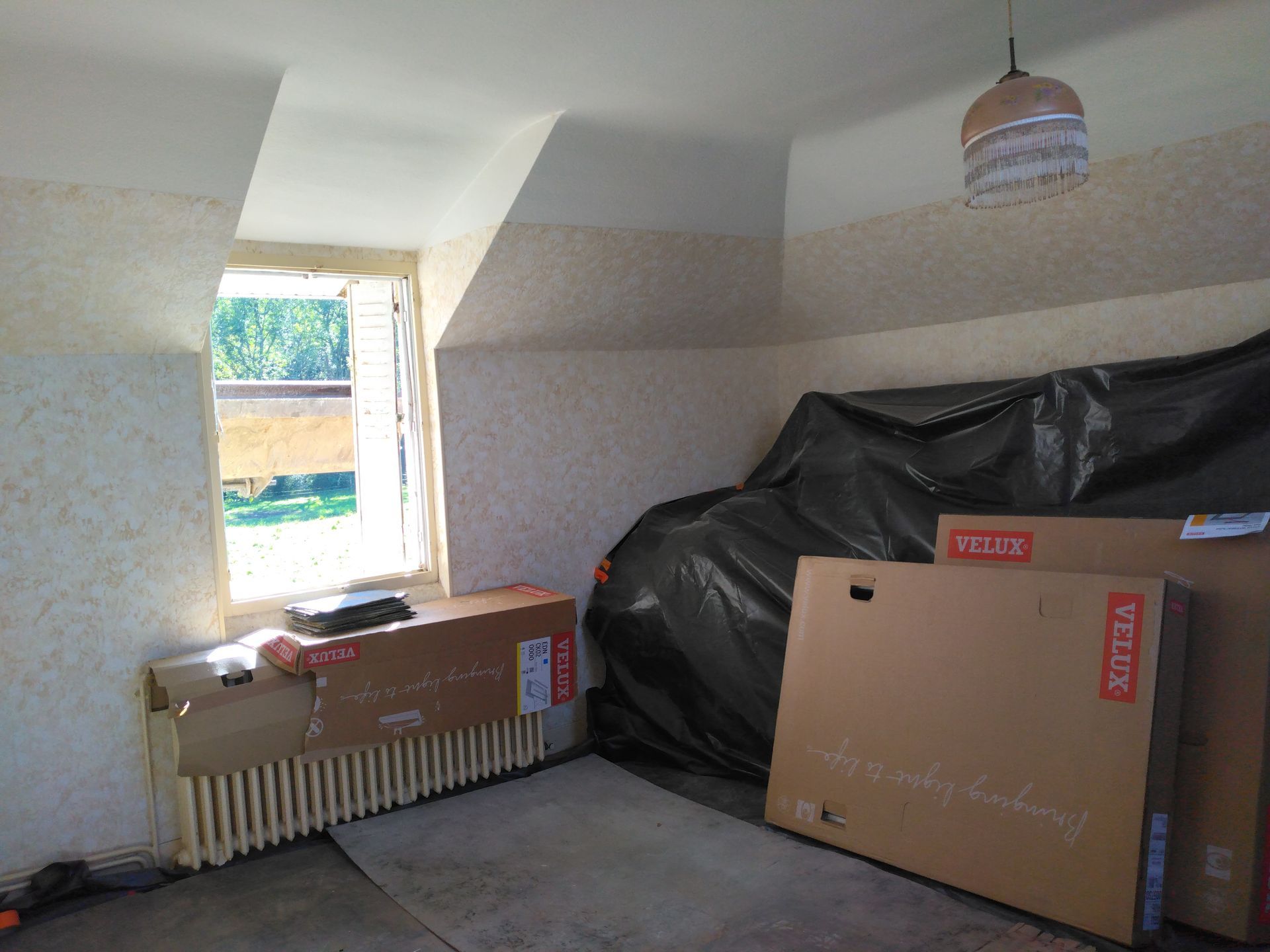 Ouverture de type fenêtre