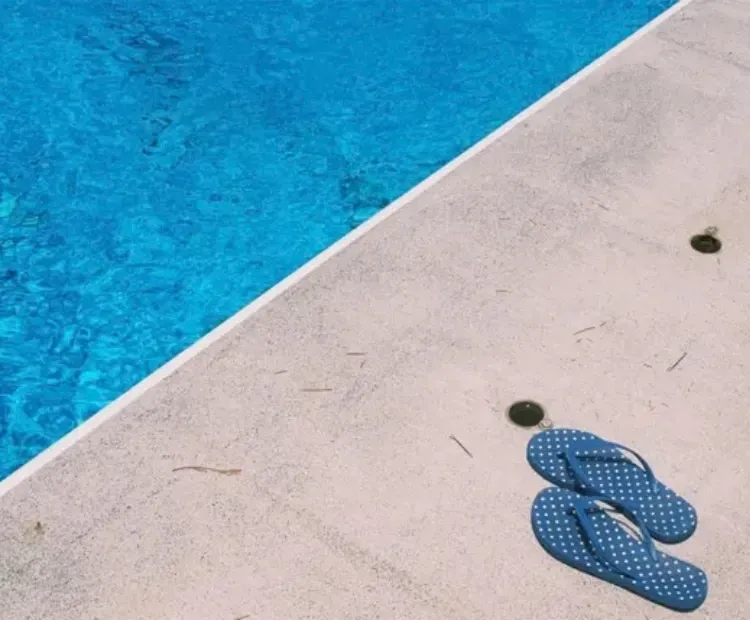 Hormigón impreso para piscinas