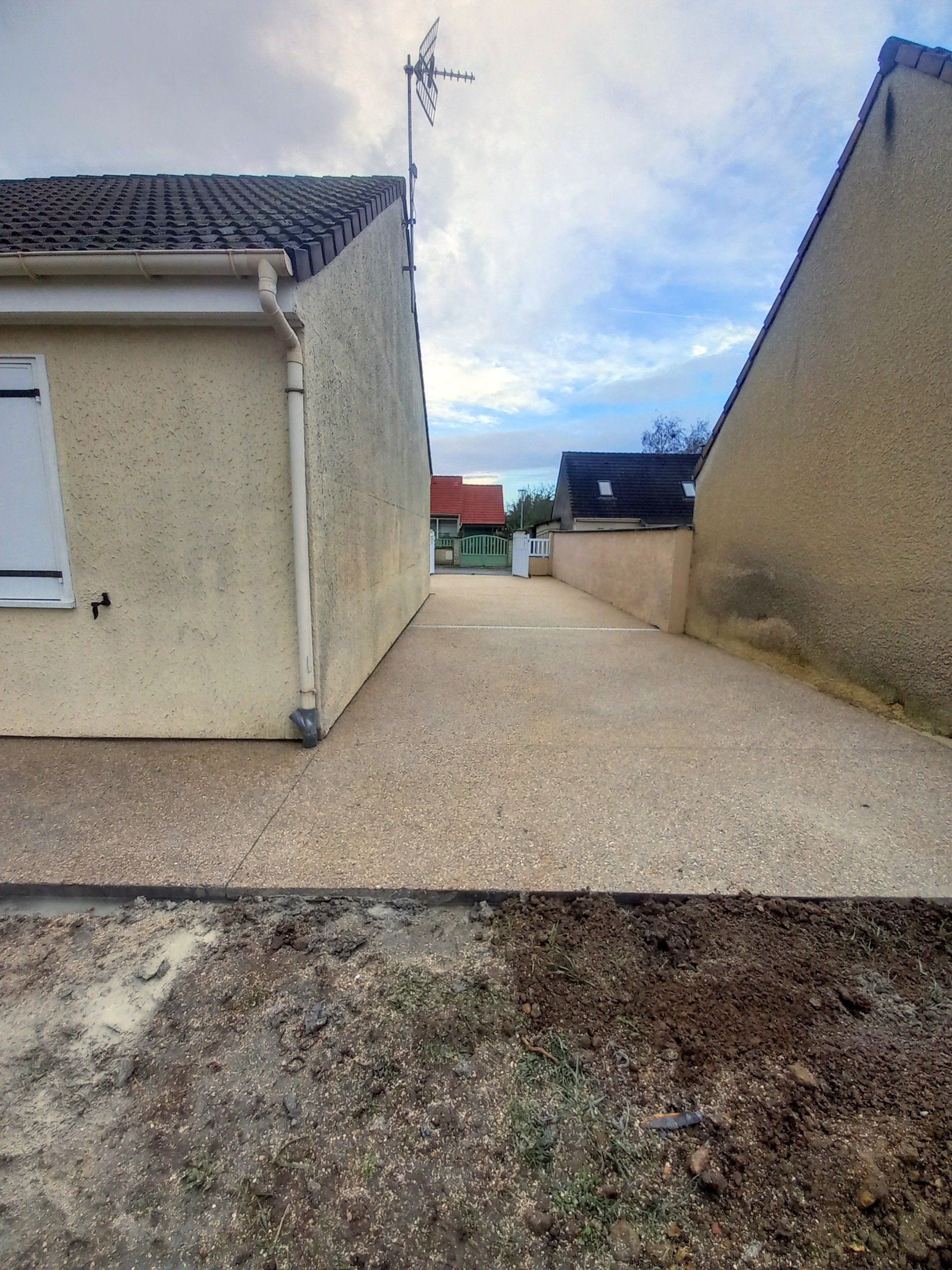 Création d'une allée de garage