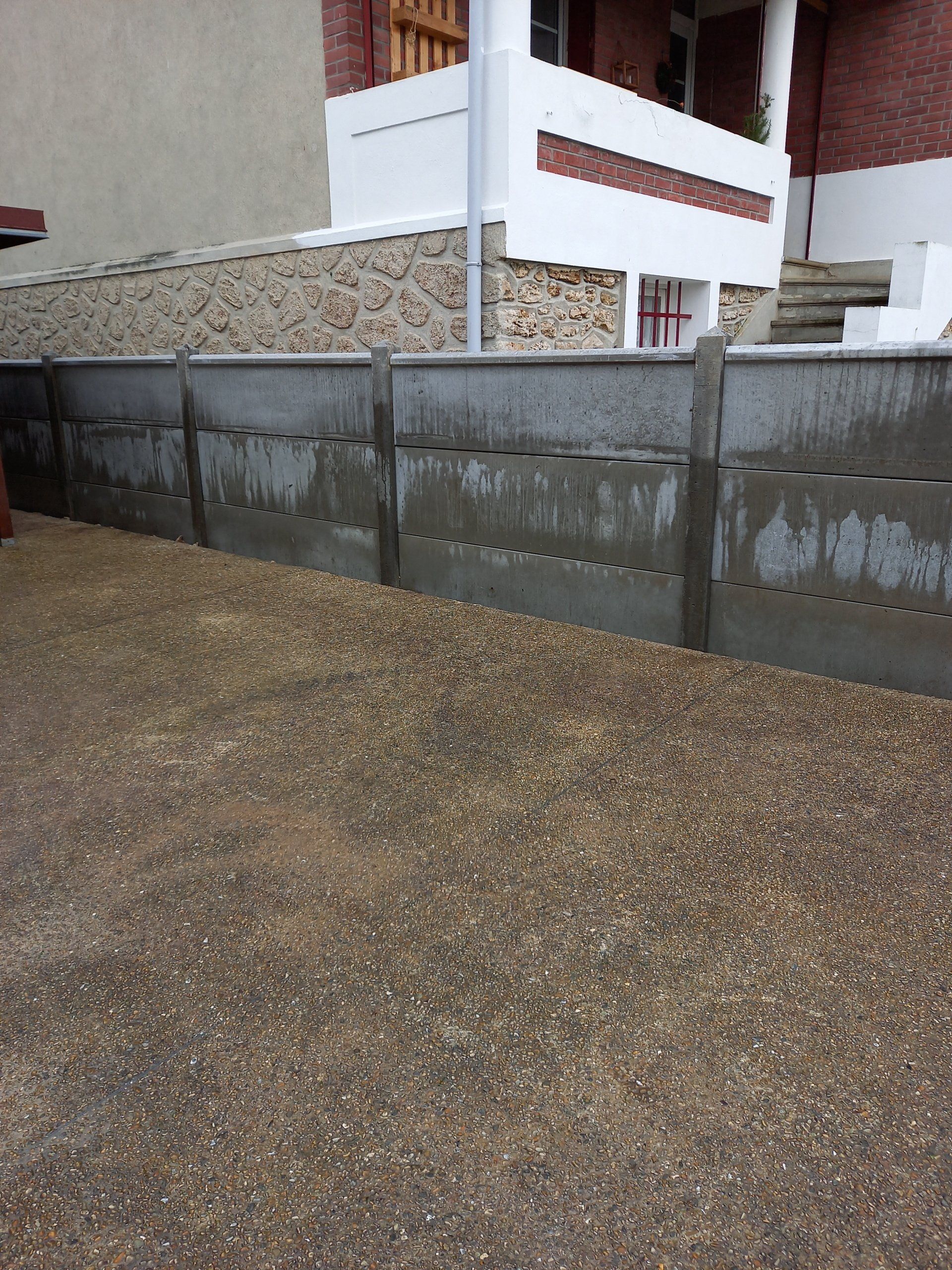 Murs d'enceinte béton