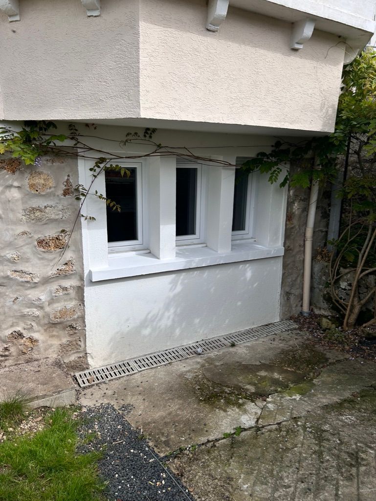 L'arrière d'une cour