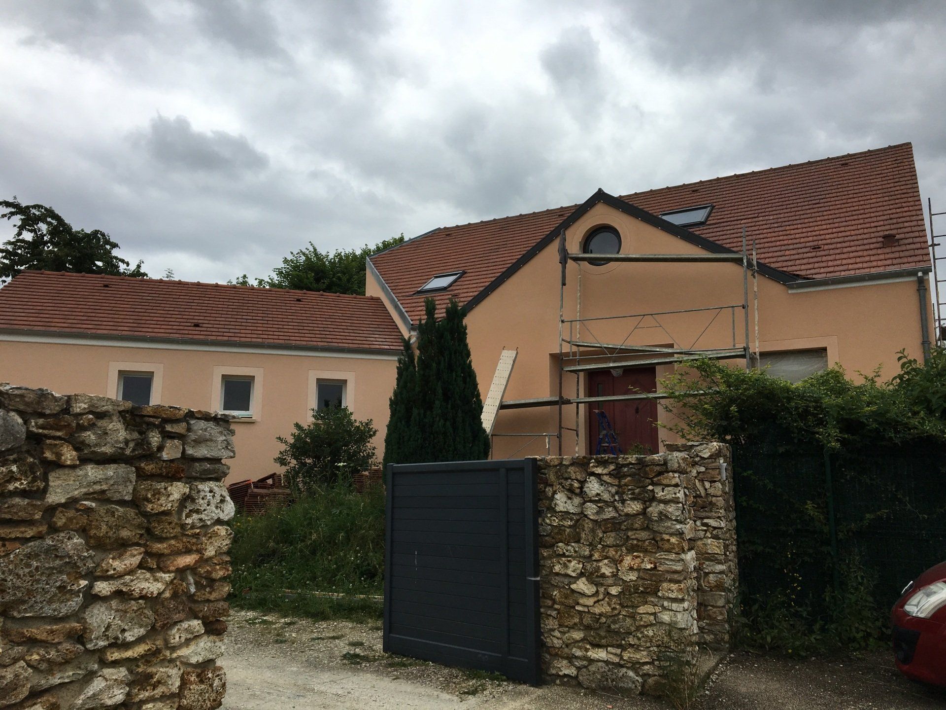 Après création d'un Outeau avec fenêtre œil-de-bœuf.